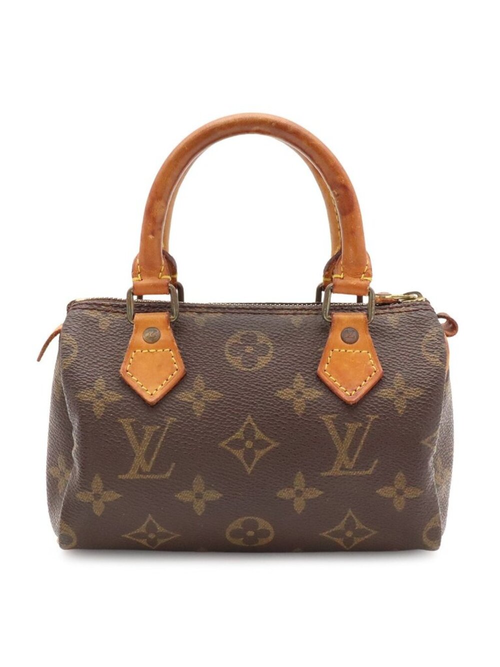 Louis Vuitton Monogram Mini Speedy Mini Bag Pouch Case